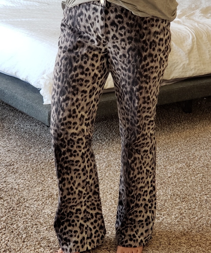 COPY - MOSCHINO JEANS animal print pants